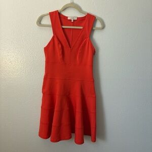 Robert Rodriguez Vibrant Red Mini Dress